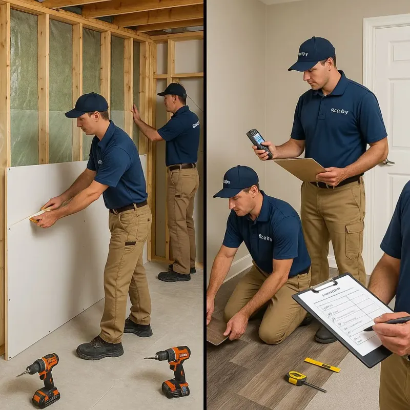Repairs and Reconstruction process in Gordonsville, TN