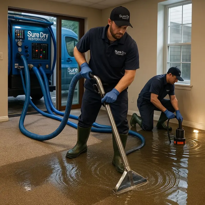 Water Extraction and Removal process in Gordonsville, TN